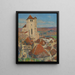 Saint-Cirq-Lapopie - Henri Martin — oprawiony obraz na ścianie