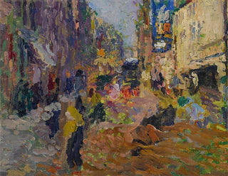 scena uliczna - Henri Martin — widok dzieła