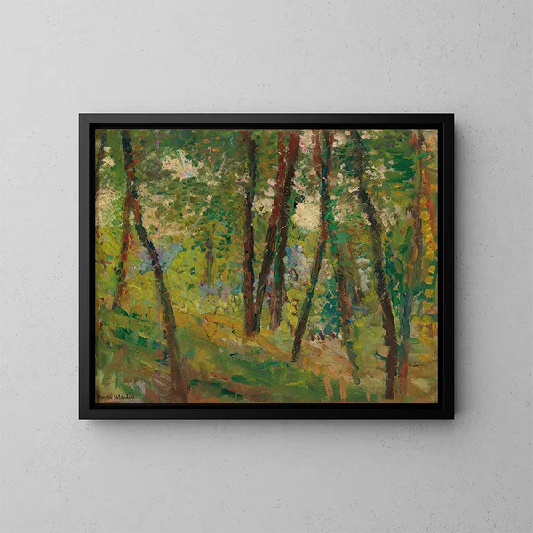 Podleśny - Henri Martin — oprawiony obraz na ścianie