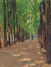 Jedna alejka w Parku Zamku Wersal - Henri Martin — widok dzieła