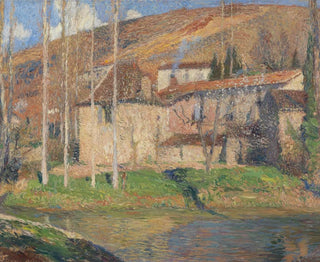 Widok na Labastide-du-Vert, Midi-Pyrénées - Henri Martin — widok dzieła