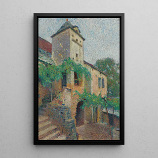 Henri Martin - Vue Dune Ferme Avec Un Pigeonnier.webp