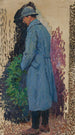 Studium do pomnika poległych L'homme avec une couronne mortuaire de laurier - Henri Martin — widok dzieła