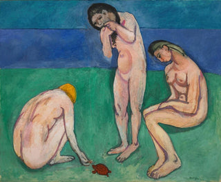Baigneurs avec une tortue - Henri Matisse — widok dzieła