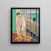 Nowy przy oknie - Henri Matisse — oprawiony obraz na ścianie