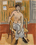 Nu siedzący w brązowym pomieszczeniu - Henri Matisse — widok dzieła