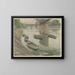 Paris, Quai du Louvre - Henri Rivière — oprawiony obraz na ścianie