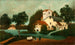 pejzaż z młynem wodnym - Henri Rousseau — widok dzieła