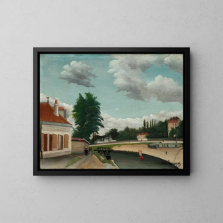 Périphérie de Paris - Henri Rousseau — oprawiony obraz na ścianie