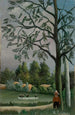 pejzaż z rybakami - Henri Rousseau — widok dzieła