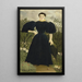 Portret Madame M - Henri Rousseau — oprawiony obraz na ścianie
