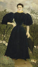 Portret Madame M - Henri Rousseau — widok dzieła