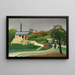 Tartak w okolicach Paryża - Henri Rousseau — oprawiony obraz na ścianie