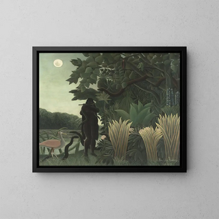 Le charmeur de serpents - Henri Rousseau — oprawiony obraz na ścianie