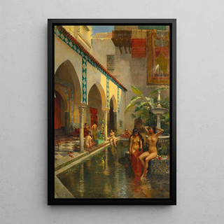 Henri Victor Lesur - An Exotic Courtyard.webp
