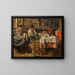 Le Repas - Henri de Braekeleer — oprawiony obraz na ścianie