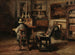 Atelier Ferdinanda De Braekeleera I, ojca malarza - Henri de Braekeleer — widok dzieła