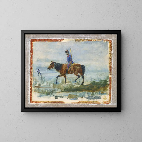 Hussards - Henri de Toulouse-Lautrec — oprawiony obraz na ścianie