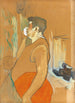 Monsieur Caudieux aktor kawiarni - Henri de Toulouse-Lautrec — widok dzieła