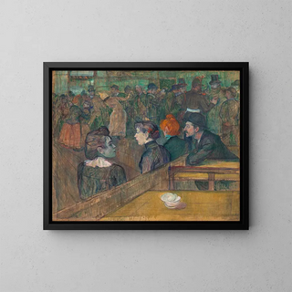 Moulin de la Galette - Henri de Toulouse-Lautrec — oprawiony obraz na ścianie