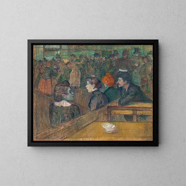 Moulin de la Galette - Henri de Toulouse-Lautrec — oprawiony obraz na ścianie
