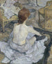 Rousse, znany również jako La Toilette - Henri de Toulouse-Lautrec — widok dzieła