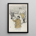 Le jockey allant au poteau - Henri de Toulouse-Lautrec — oprawiony obraz na ścianie