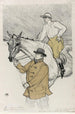 Le jockey allant au poteau - Henri de Toulouse-Lautrec — widok dzieła