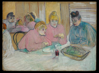 Kobiety w jadalni - Henri de Toulouse-Lautrec — widok dzieła