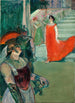 L'opéra Messaline w Bordeaux Messaline schodzi po schodach otoczona przez statystów - Henri de Toulouse-Lautrec — widok dzieła