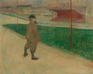 Tristan Bernard przy Vélodrome Buffalo - Henri de Toulouse-Lautrec — widok dzieła
