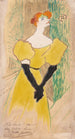 Yvette Guilbert - Henri de Toulouse-Lautrec — widok dzieła