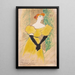 Yvette Guilbert - Henri de Toulouse-Lautrec — oprawiony obraz na ścianie
