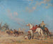 Uspokojona karawana - Henri Émilien Rousseau — widok dzieła