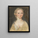 Ann Broughton Mme John Gibbs - Henrietta Johnston — oprawiony obraz na ścianie