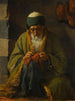 Mężczyzna szyjący - Henriette Browne — widok dzieła