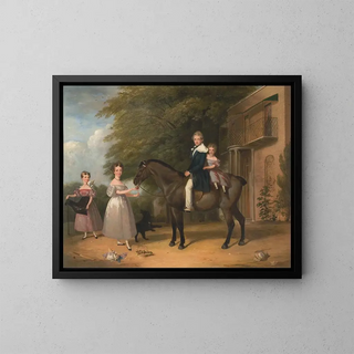 Henry Barraud - Children with Horse and Dog.webp