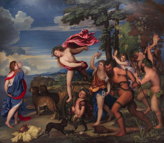 Bacchus i Ariadna - Henry Bone — widok dzieła