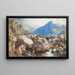 Tryfan chutes d'Orwen Walia - Henry Clarence Whaite — oprawiony obraz na ścianie