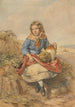 Młoda zbieraczka - Henry Edington Hobson — widok dzieła