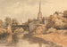 Sur la Monnow, Monmouth - Henry Edridge — widok dzieła