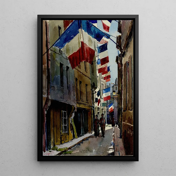 Henry Eugne Nocq - 14 juillet rue de Venise 1887.webp
