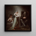 Milton dictant à sa fille - Henry Fuseli — oprawiony obraz na ścianie