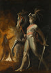 La rencontre de Sir Hon de Bordeaux et Scherasmin dans la grotte du Liban de l'Oberon de Wieland - Henry Fuseli — widok dzieła