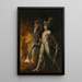 La rencontre de Sir Hon de Bordeaux et Scherasmin dans la grotte du Liban de l'Oberon de Wieland - Henry Fuseli — oprawiony obraz na ścianie