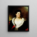 Portret pani James W. Wallack - Henry Inman — oprawiony obraz na ścianie