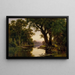 Un billabong du Goulburn, Victoria - Henry James Johnstone — oprawiony obraz na ścianie