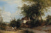 Podróżnicy przed wiejską gospodą - Henry John Boddington — widok dzieła
