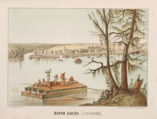 Bayou Sacra, Luizjana - Henry Lewis — widok dzieła