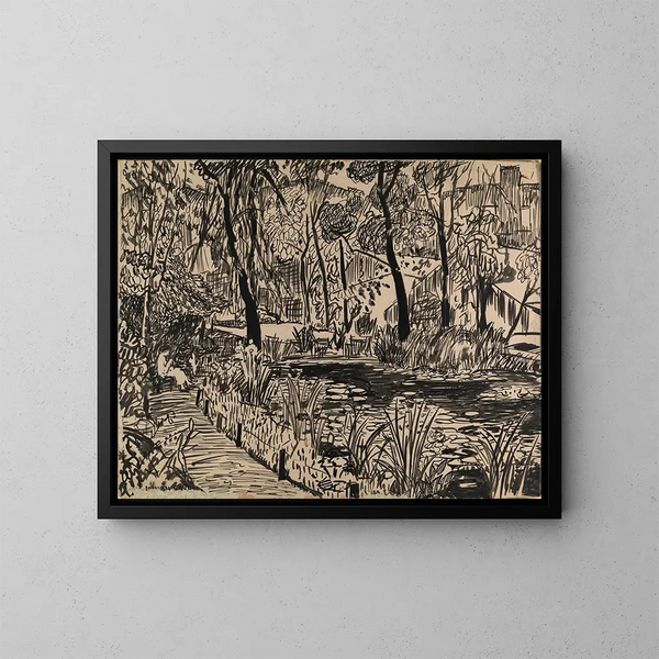 Arboretum - Henry Lyman Saen — oprawiony obraz na ścianie